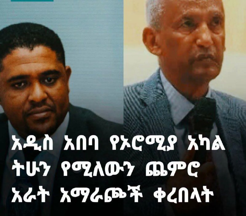 አዲስ አበባ የኦሮሚያ አካል እንድትሆን አማራጭ ሀሳብ ቀረበ!