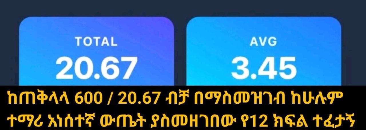 በኢትዮጵያ የ12ኛ ክፍል ማጠናቀቂያ ፈተና ታሪክ