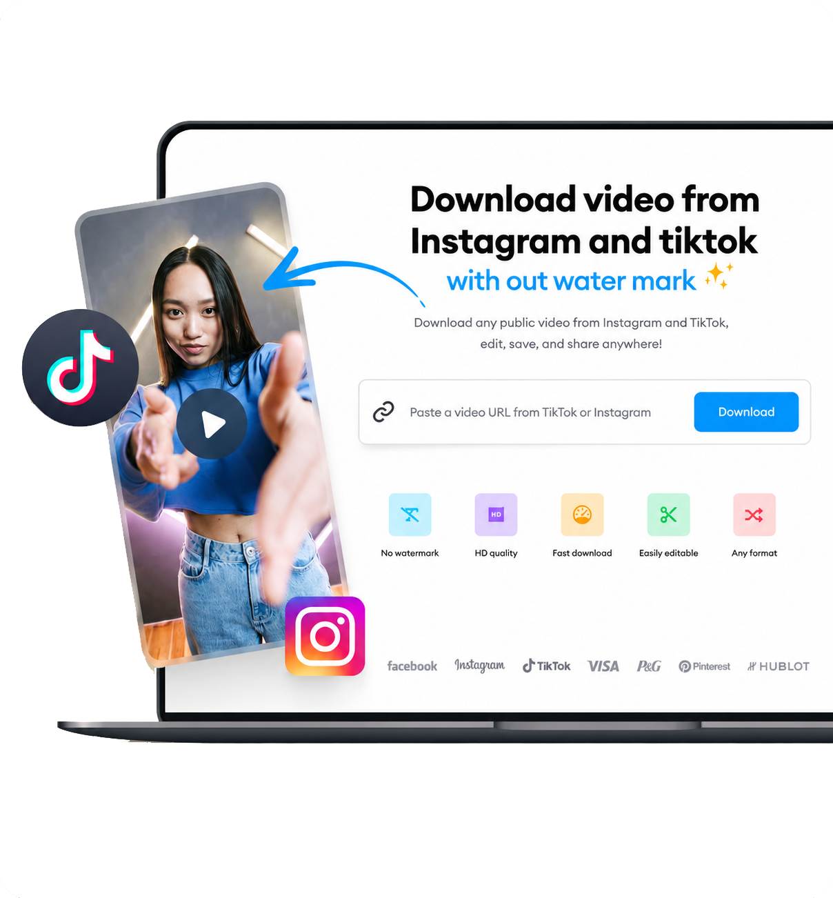 FilePort video saver for Instagram, TikTok and X videos